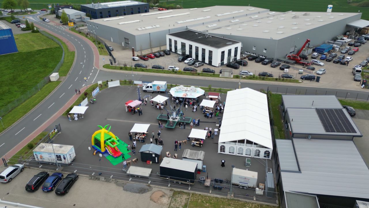 25 Jahre GLA-WEL: Festplatz von oben