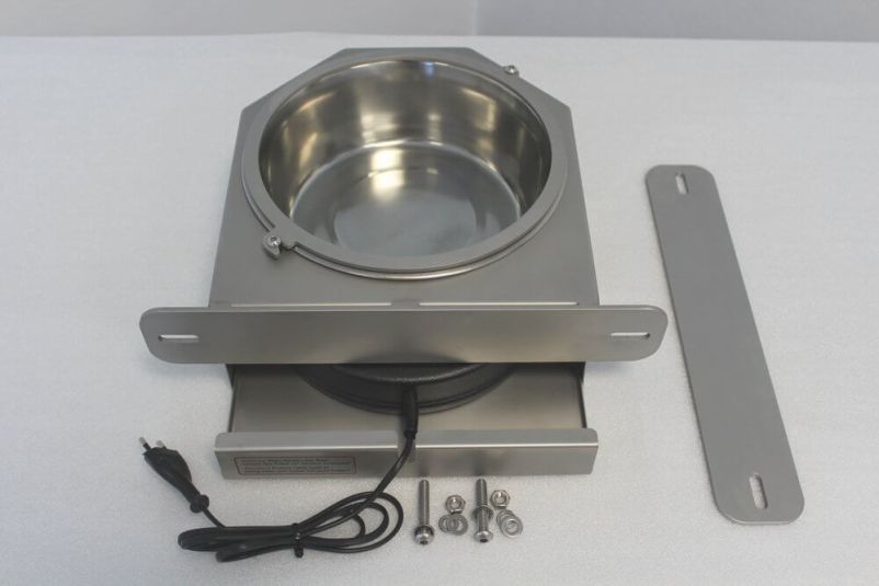 Beheizbarer Edelstahl Hundenapf