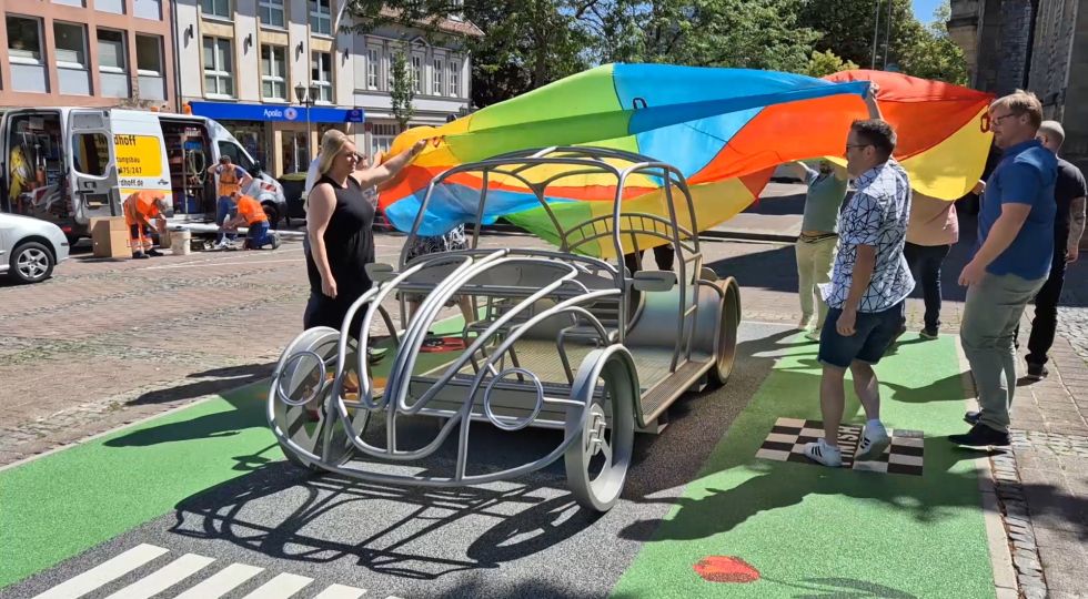 Flotter Käfer! GLA-WEL GmbH baut Kletter-Auto aus Edelstahl