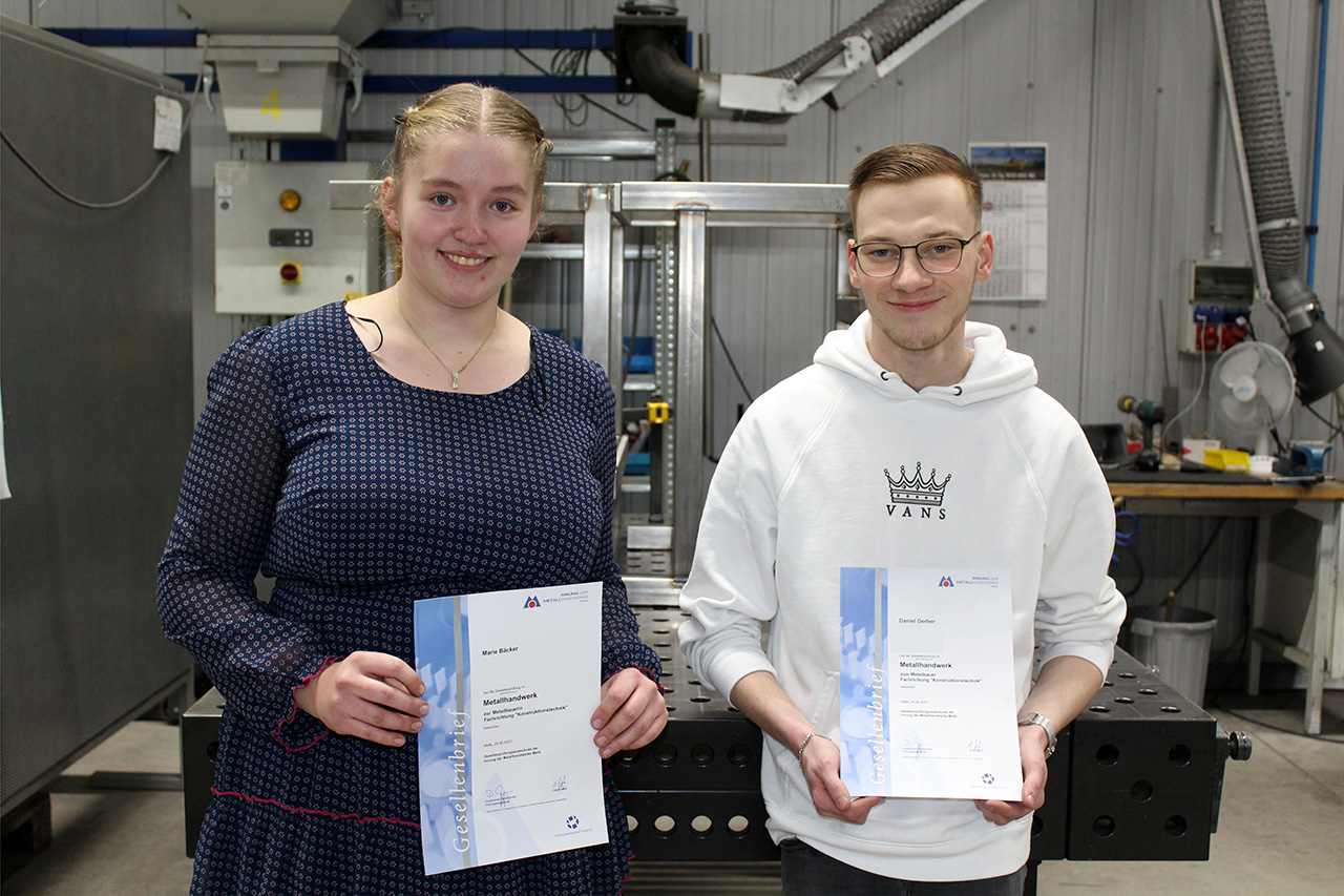 GLA-WEL stellt Innungssiegerin im Metallbau