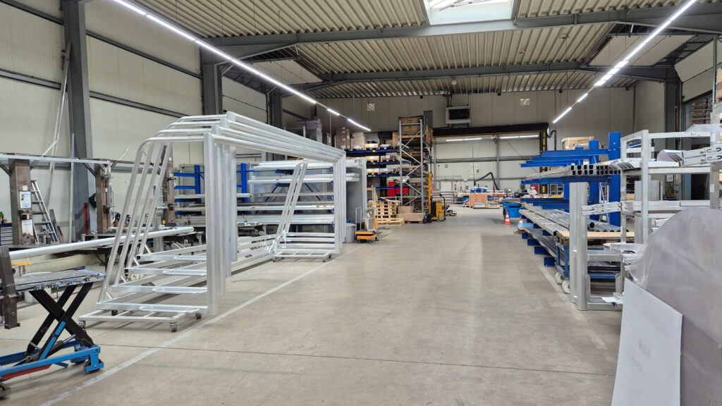 Produktionsräume mit viel Platz