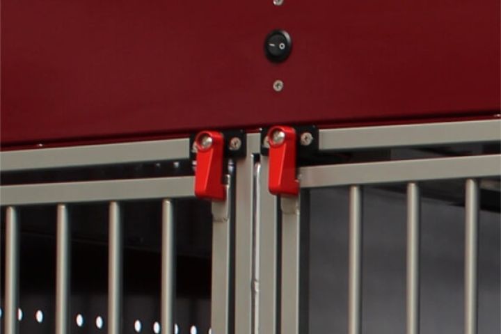 Zusatzsicherheitsriegel für Boxentür (oben)