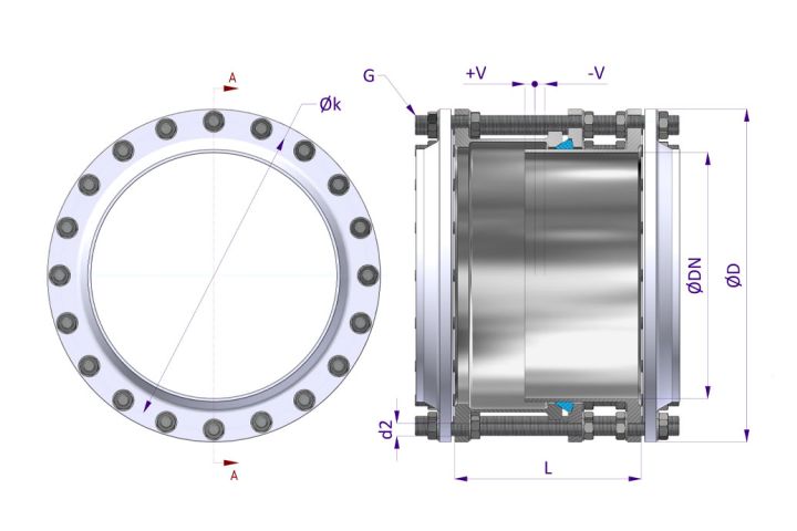 Pass-Ausbaustück TYP GW-PAB