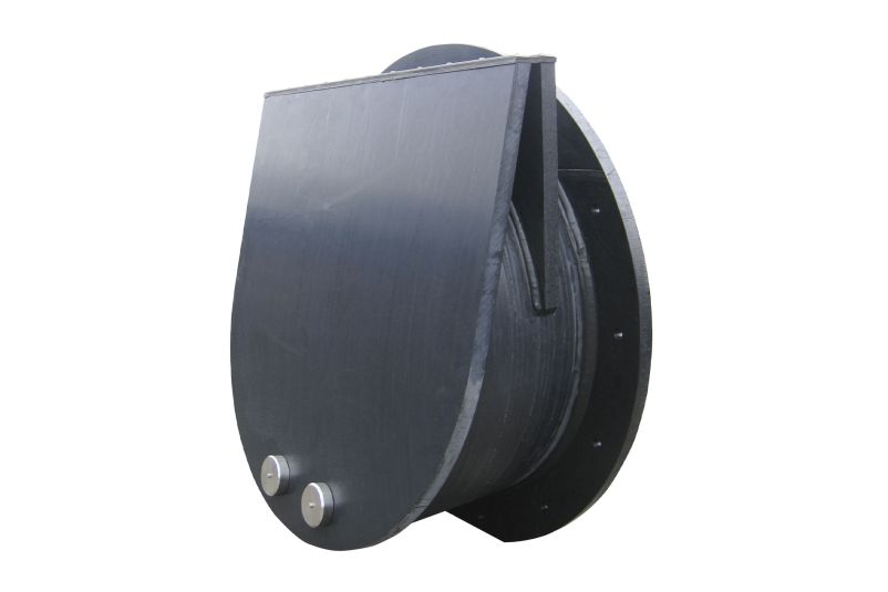 HDPE Rückstauklappe Eckig, Typ-GW-RDD-PE, zum Andübeln