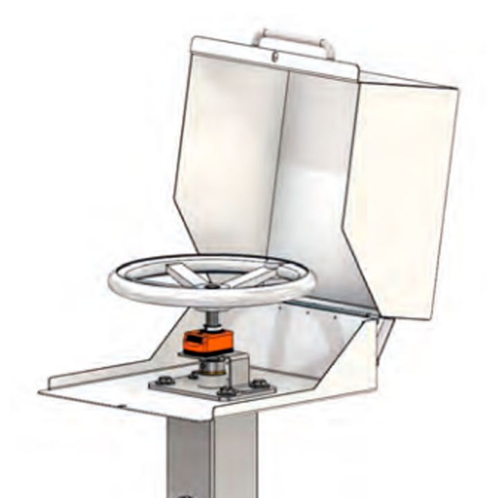 GLA-WEL | Abdeckhaube für Handrad mit Stellungsanzeige