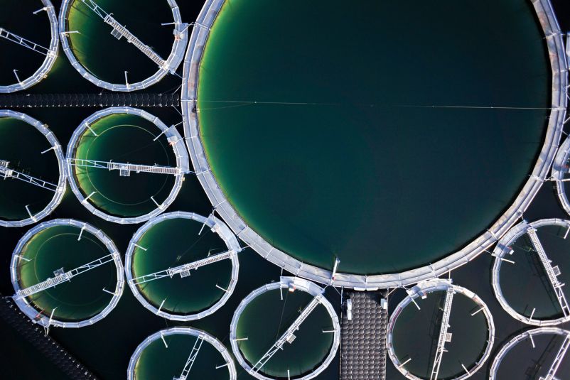 GLA-WEL | Aluminium-Pontons von oben