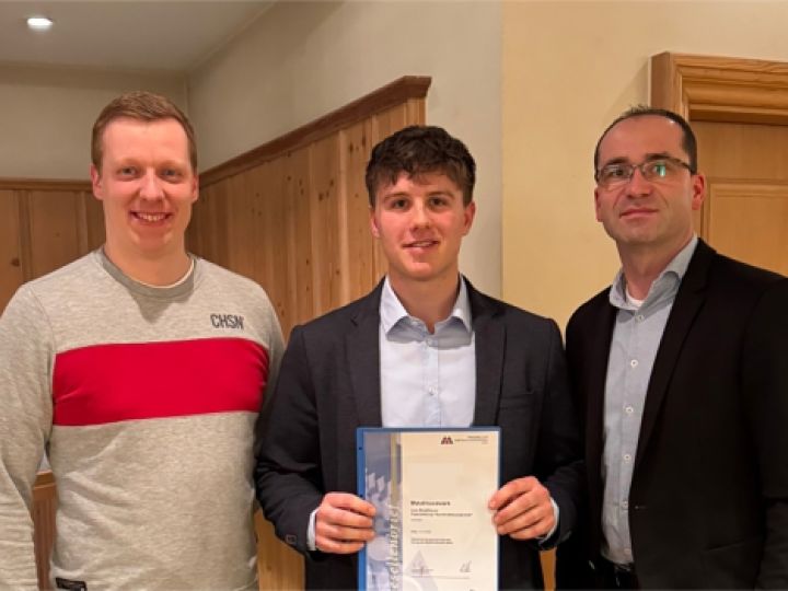 Glückwunsch zur Lossprechung