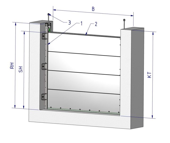 GLA-WEL | Dammbalkenverschluss GW-DBV