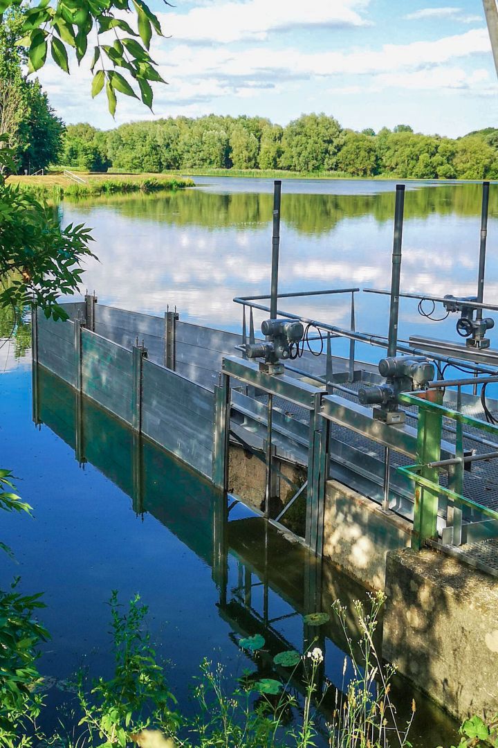 GLA-WEL | Dammbalkenverschluss und Dammtafeln installiert