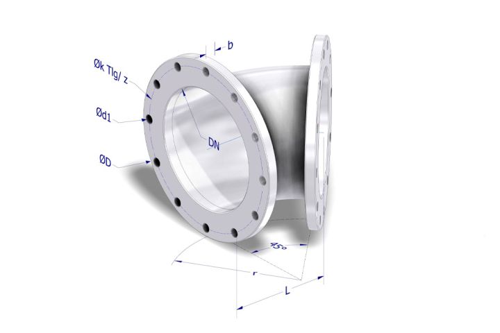 GLA-WEL | Rohrbogen GW-QS45