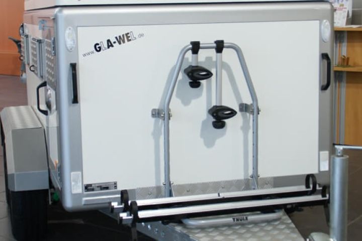 Fahrradträger auf V-Deichsel