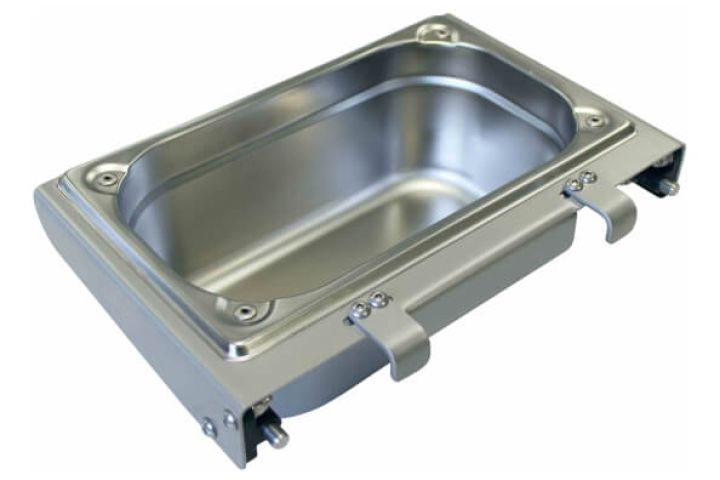 Einhängenapf für Hundeboxen und Hundeanhänger mit Sicherung