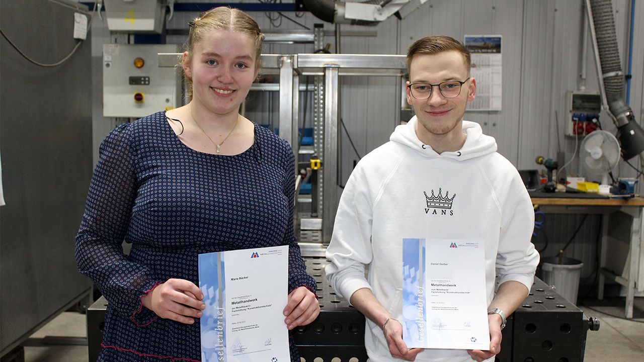 GLA-WEL stellt Innungssiegerin im Metallbau