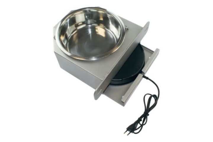 Beheizbarer Einzelnapf für den Außenzwinger