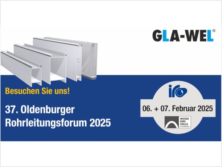 GLA-WEL ist Aussteller beim iro Oldenburger Rohrleitungsforum