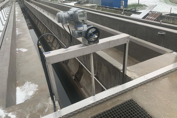 GLA-WEL | Gehäuselose Armaturen, Rinnenschütz