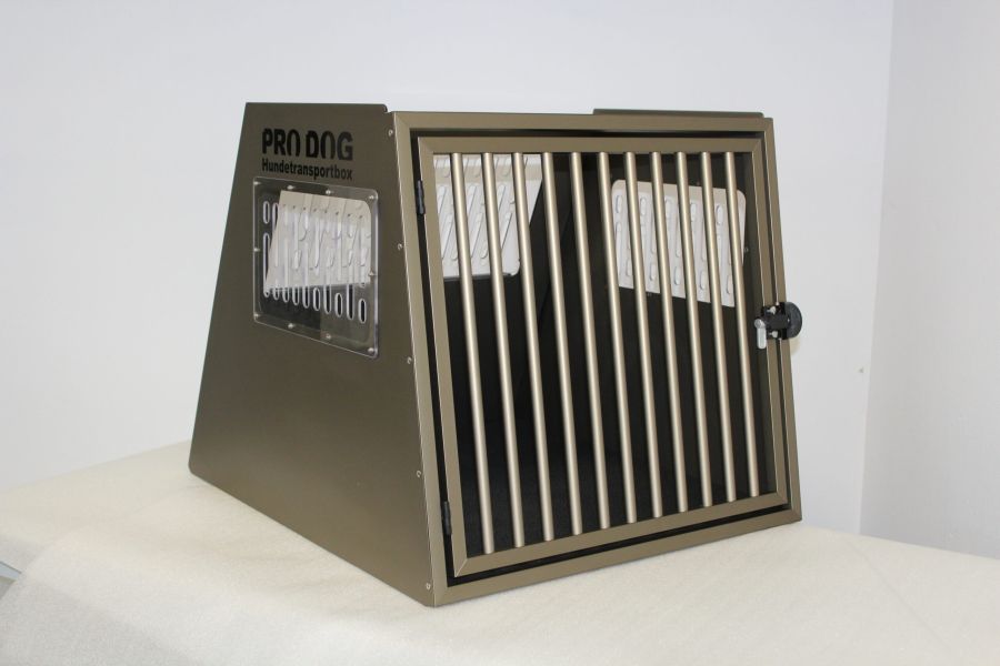 PRO DOG M Hundetransportbox | Aluminiumtür