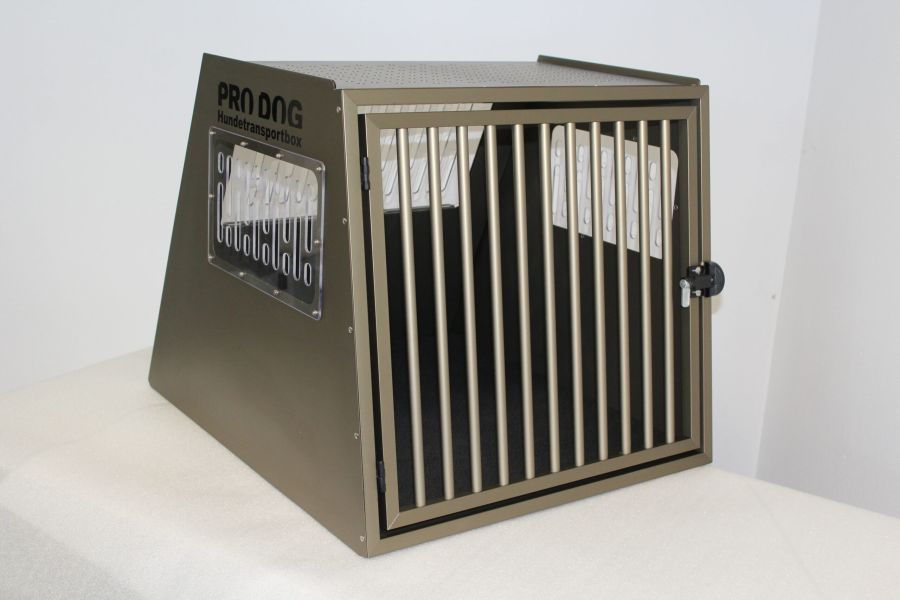 PRO DOG S Hundetransportbox | Alu-Tür