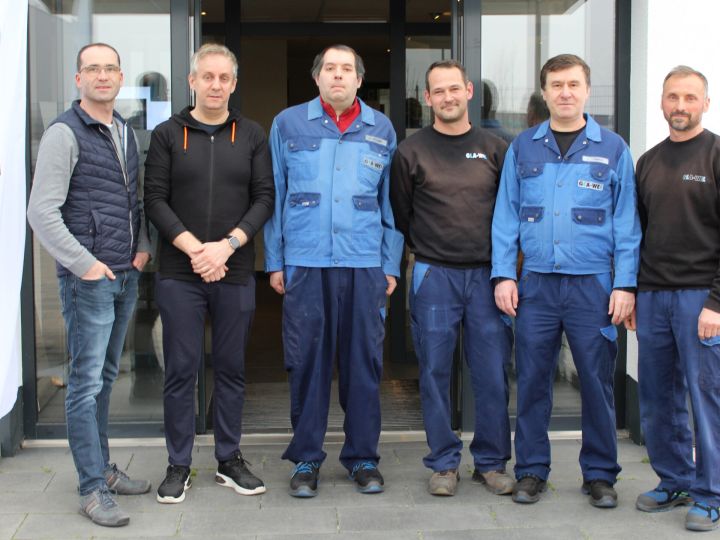 Ehrung für 10 Jahre Mitarbeit