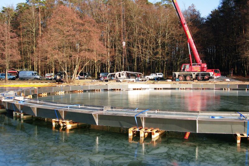 Baustelle Stechlinsee