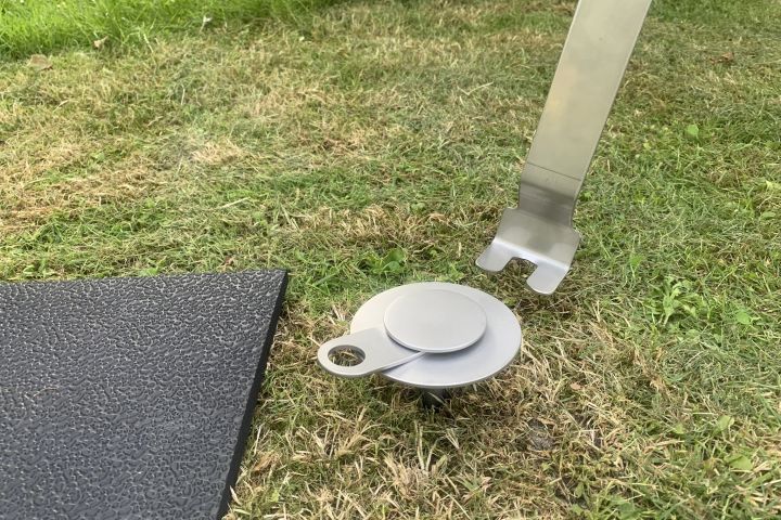 Leinenanker und Hebel